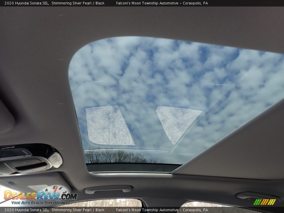 2020 Hyundai Sonata SEL Shimmering Silver Pearl / Black Photo #13
