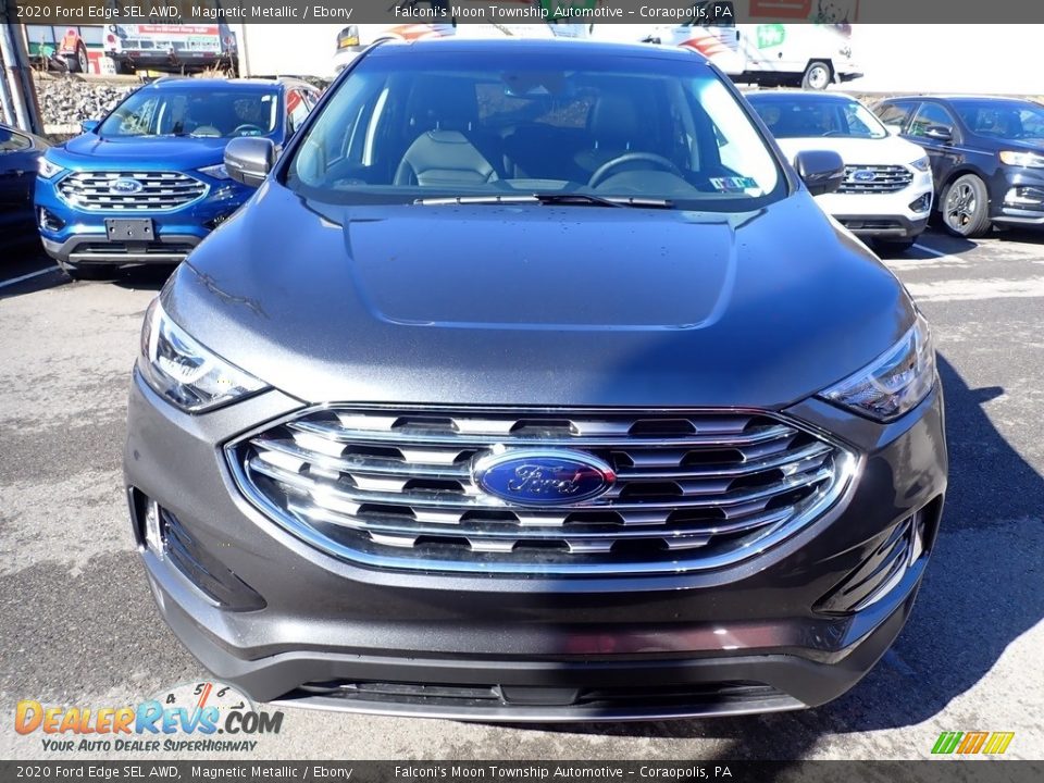 2020 Ford Edge SEL AWD Magnetic Metallic / Ebony Photo #4
