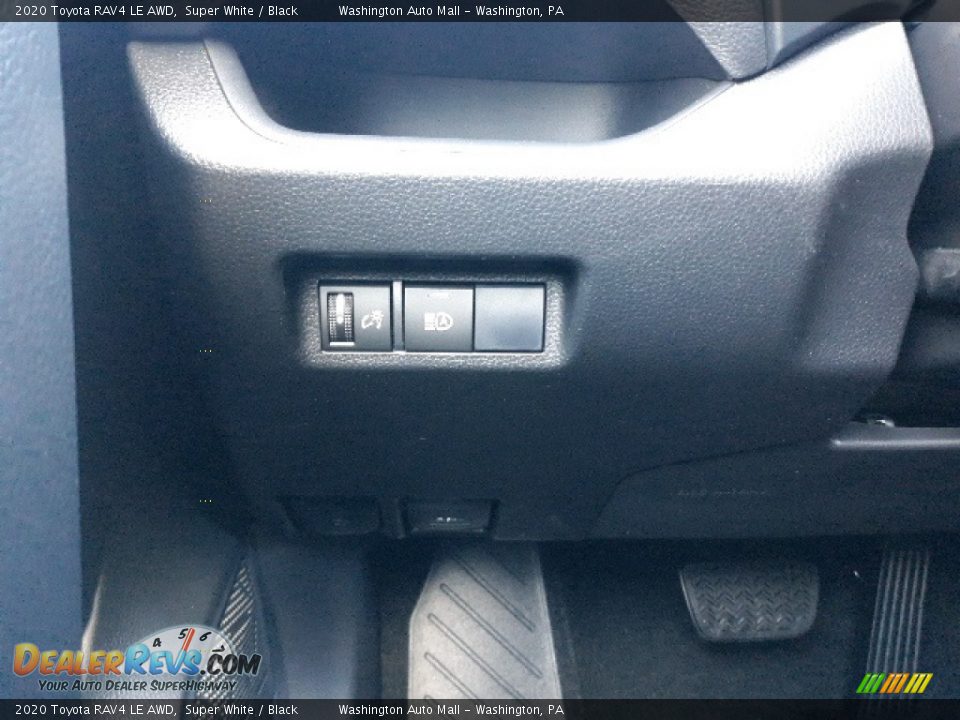 2020 Toyota RAV4 LE AWD Super White / Black Photo #9