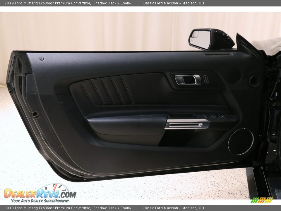 2019 Ford Mustang EcoBoost Premium Convertible Shadow Black / Ebony Photo #5
