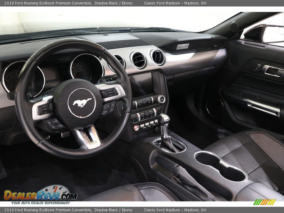2019 Ford Mustang EcoBoost Premium Convertible Shadow Black / Ebony Photo #8