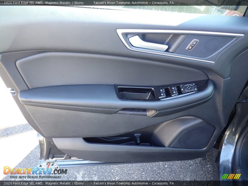 2020 Ford Edge SEL AWD Magnetic Metallic / Ebony Photo #10