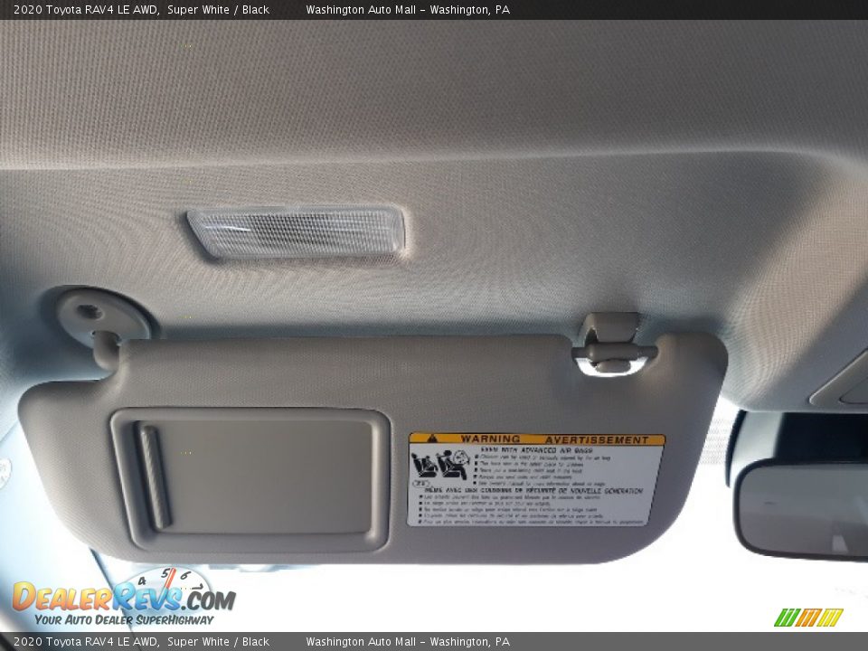 2020 Toyota RAV4 LE AWD Super White / Black Photo #17