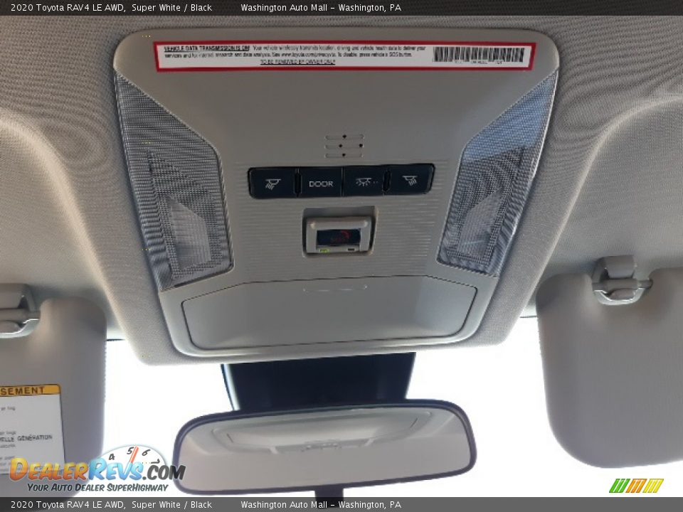 2020 Toyota RAV4 LE AWD Super White / Black Photo #18