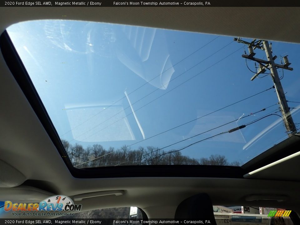 2020 Ford Edge SEL AWD Magnetic Metallic / Ebony Photo #13