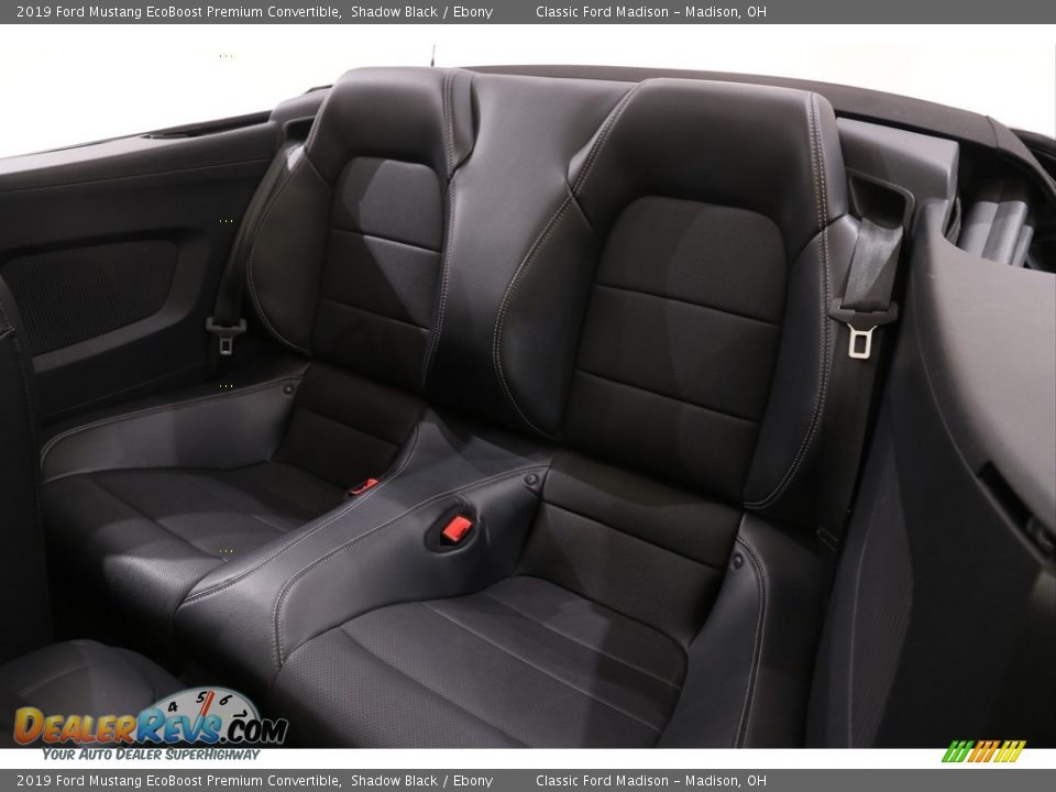 2019 Ford Mustang EcoBoost Premium Convertible Shadow Black / Ebony Photo #27