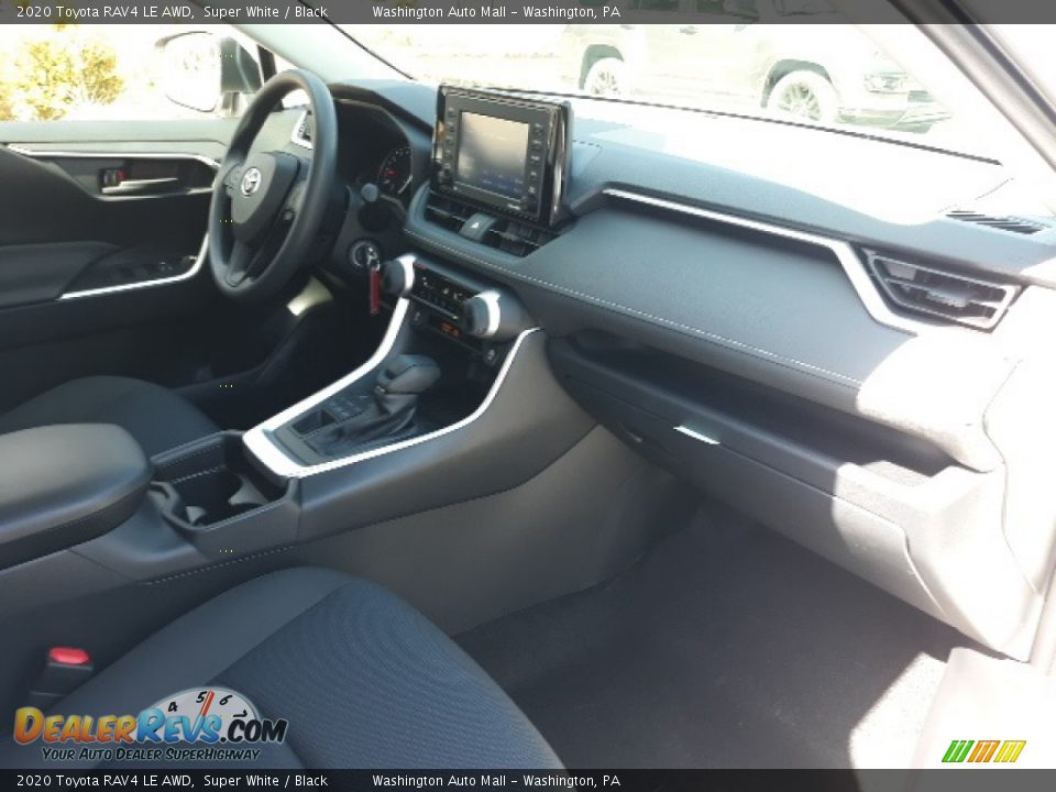 2020 Toyota RAV4 LE AWD Super White / Black Photo #36
