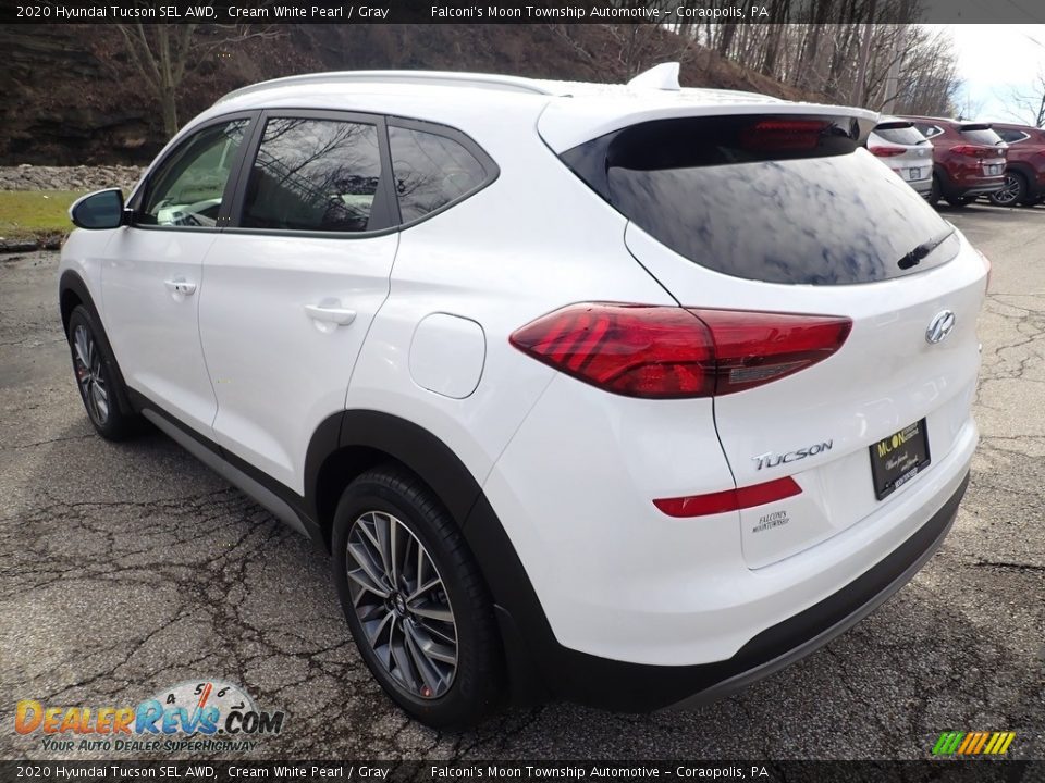 2020 Hyundai Tucson SEL AWD Cream White Pearl / Gray Photo #6