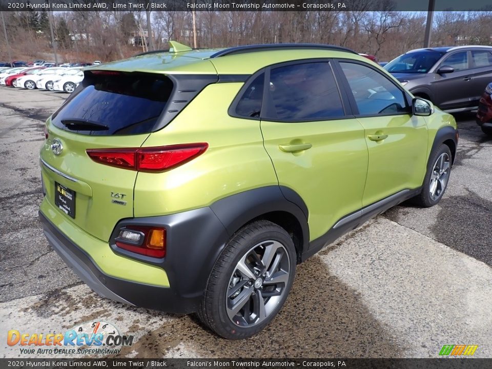2020 Hyundai Kona Limited AWD Lime Twist / Black Photo #2