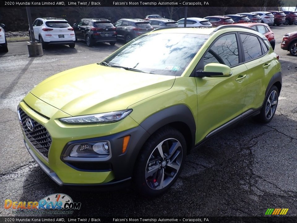 2020 Hyundai Kona Limited AWD Lime Twist / Black Photo #5