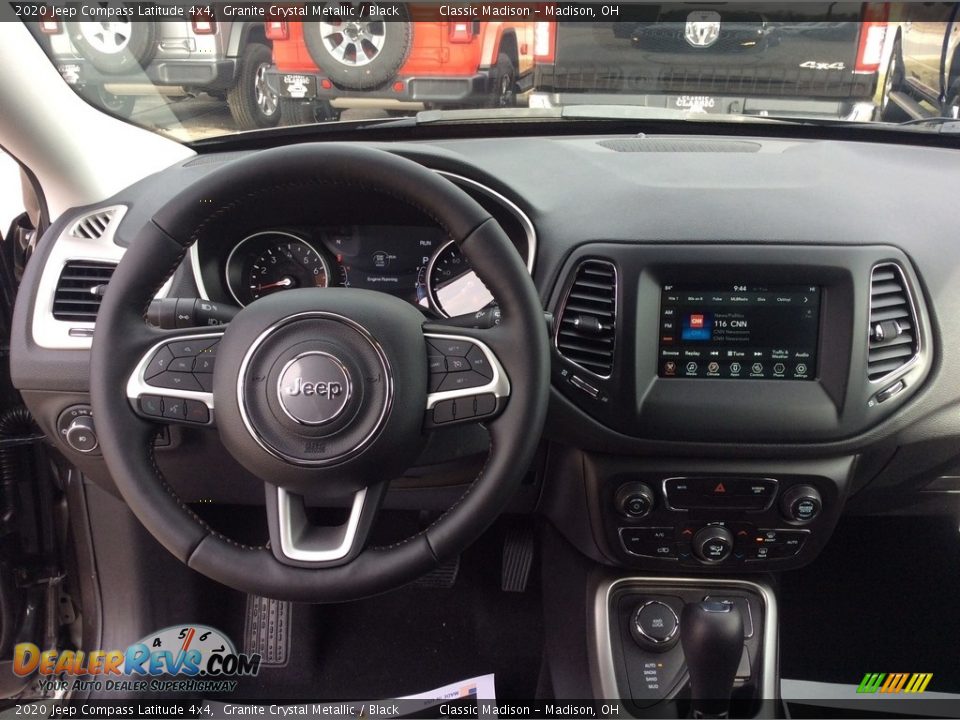 2020 Jeep Compass Latitude 4x4 Granite Crystal Metallic / Black Photo #3