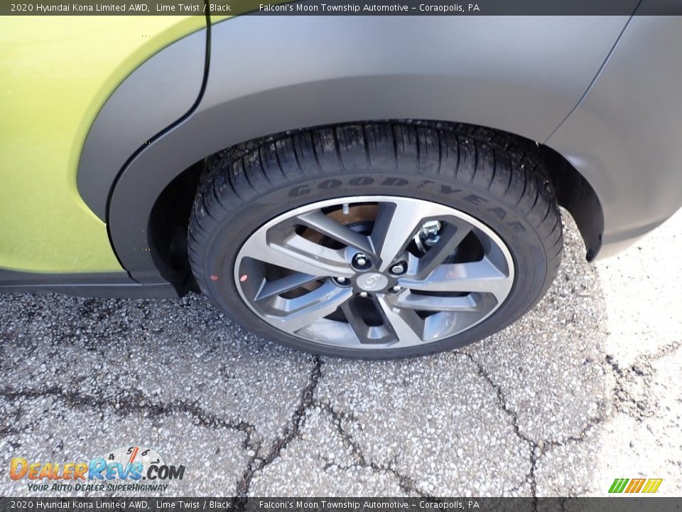 2020 Hyundai Kona Limited AWD Lime Twist / Black Photo #7