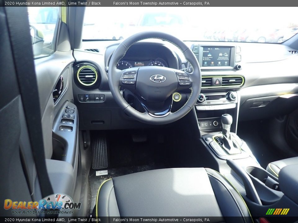 2020 Hyundai Kona Limited AWD Lime Twist / Black Photo #9