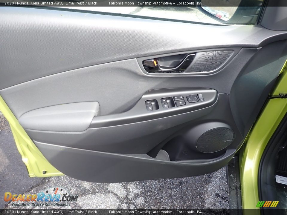 2020 Hyundai Kona Limited AWD Lime Twist / Black Photo #10