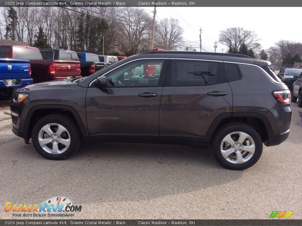 2020 Jeep Compass Latitude 4x4 Granite Crystal Metallic / Black Photo #6