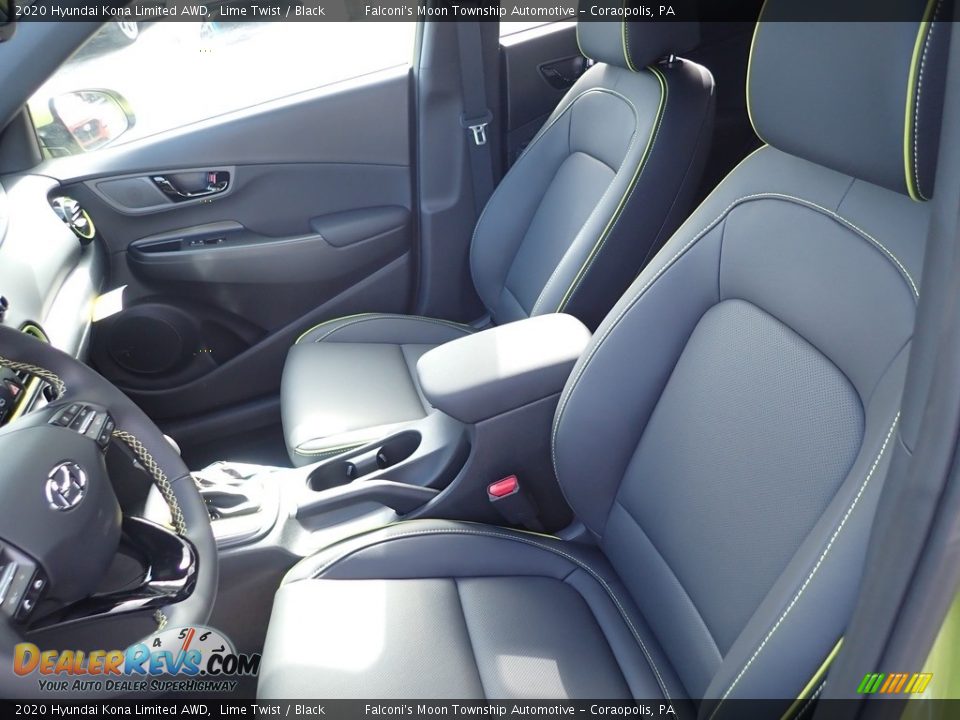 2020 Hyundai Kona Limited AWD Lime Twist / Black Photo #11