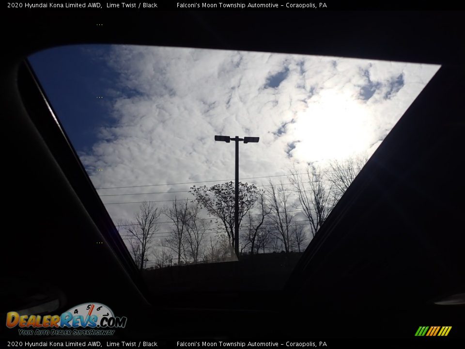 2020 Hyundai Kona Limited AWD Lime Twist / Black Photo #13