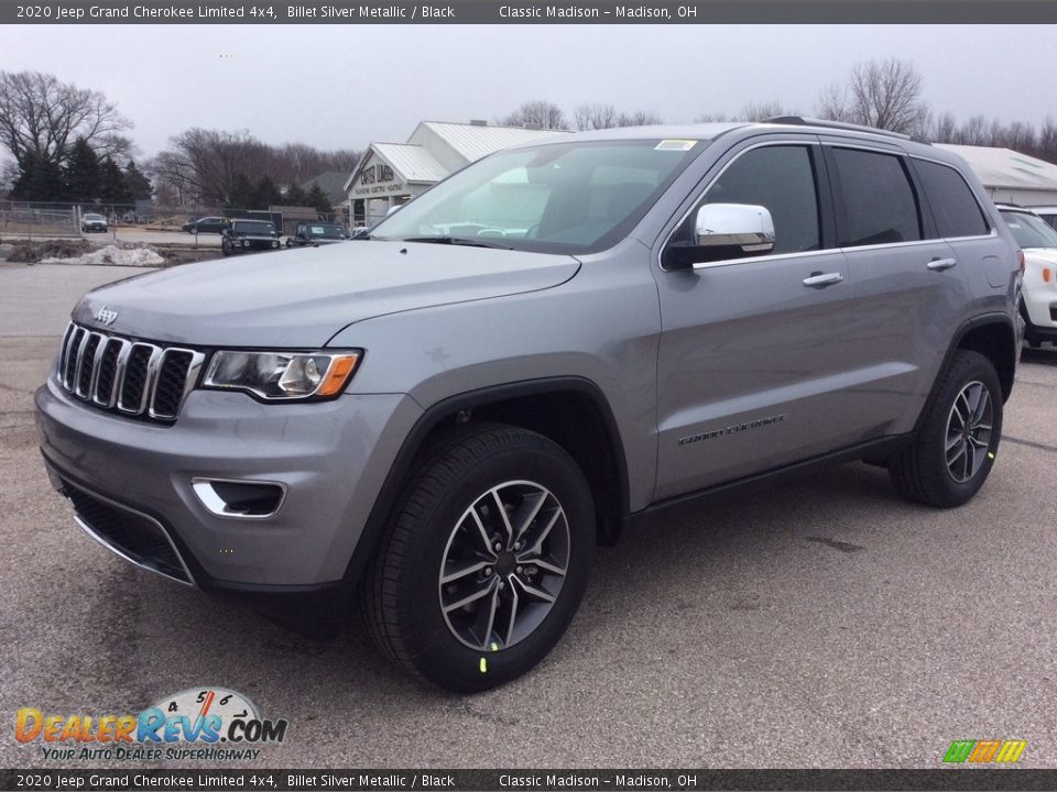 2020 Jeep Grand Cherokee Limited 4x4 Billet Silver Metallic / Black Photo #5