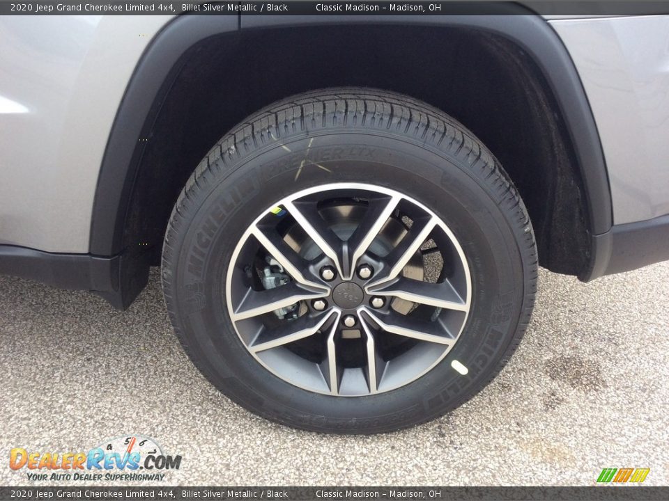 2020 Jeep Grand Cherokee Limited 4x4 Billet Silver Metallic / Black Photo #9