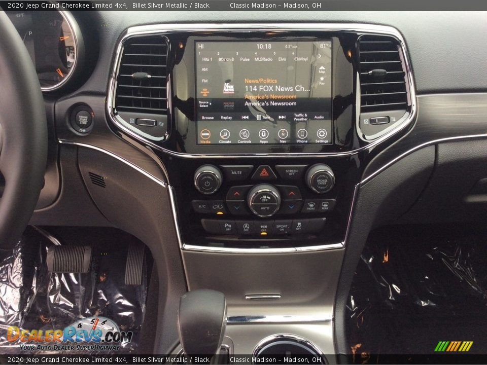 2020 Jeep Grand Cherokee Limited 4x4 Billet Silver Metallic / Black Photo #13