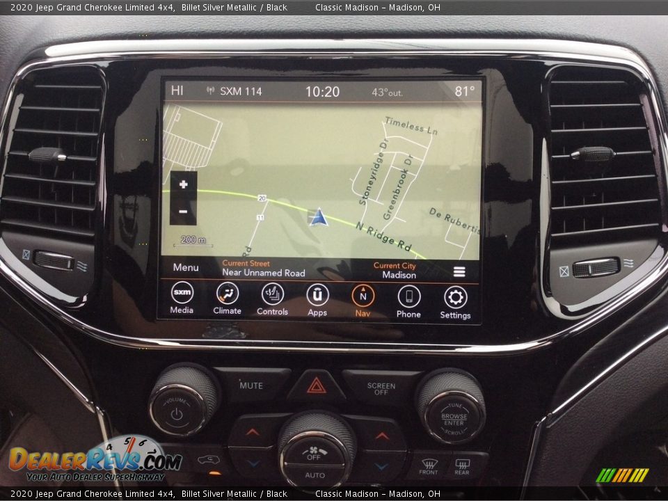 2020 Jeep Grand Cherokee Limited 4x4 Billet Silver Metallic / Black Photo #15