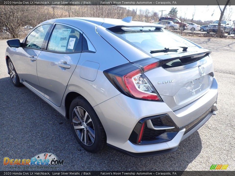 2020 Honda Civic LX Hatchback Lunar Silver Metallic / Black Photo #2