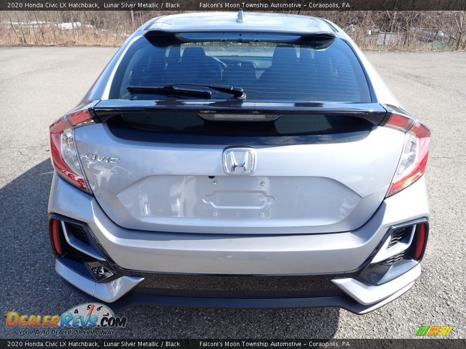 2020 Honda Civic LX Hatchback Lunar Silver Metallic / Black Photo #3