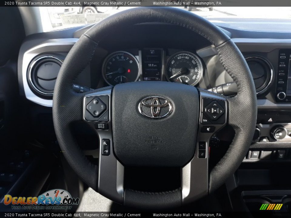 2020 Toyota Tacoma SR5 Double Cab 4x4 Magnetic Gray Metallic / Cement Photo #4