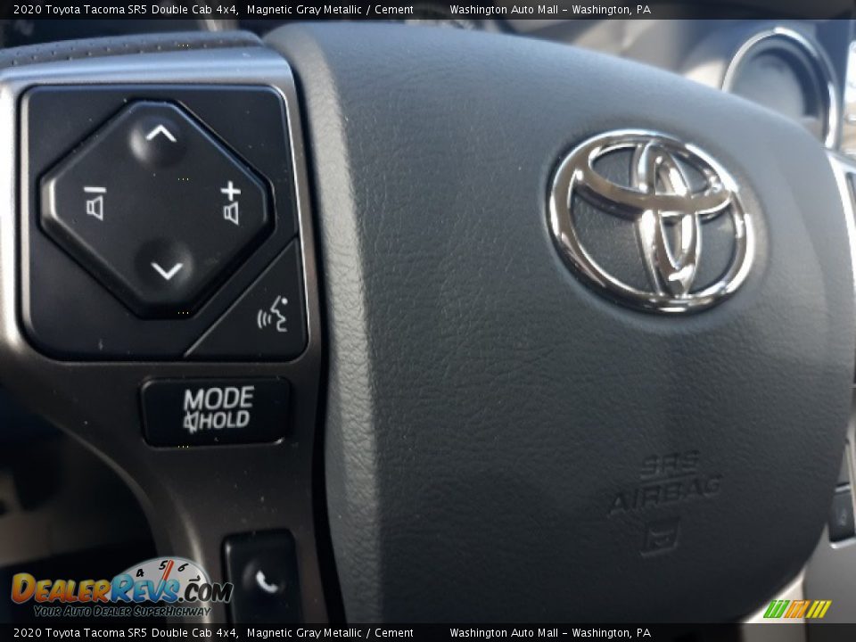 2020 Toyota Tacoma SR5 Double Cab 4x4 Magnetic Gray Metallic / Cement Photo #6