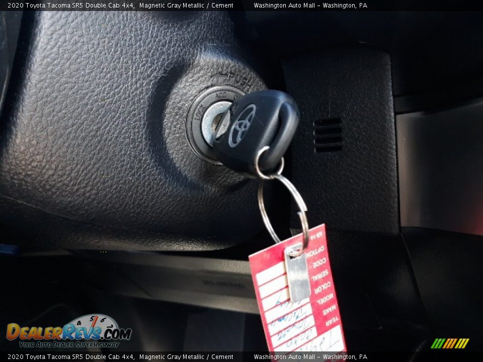 2020 Toyota Tacoma SR5 Double Cab 4x4 Magnetic Gray Metallic / Cement Photo #10