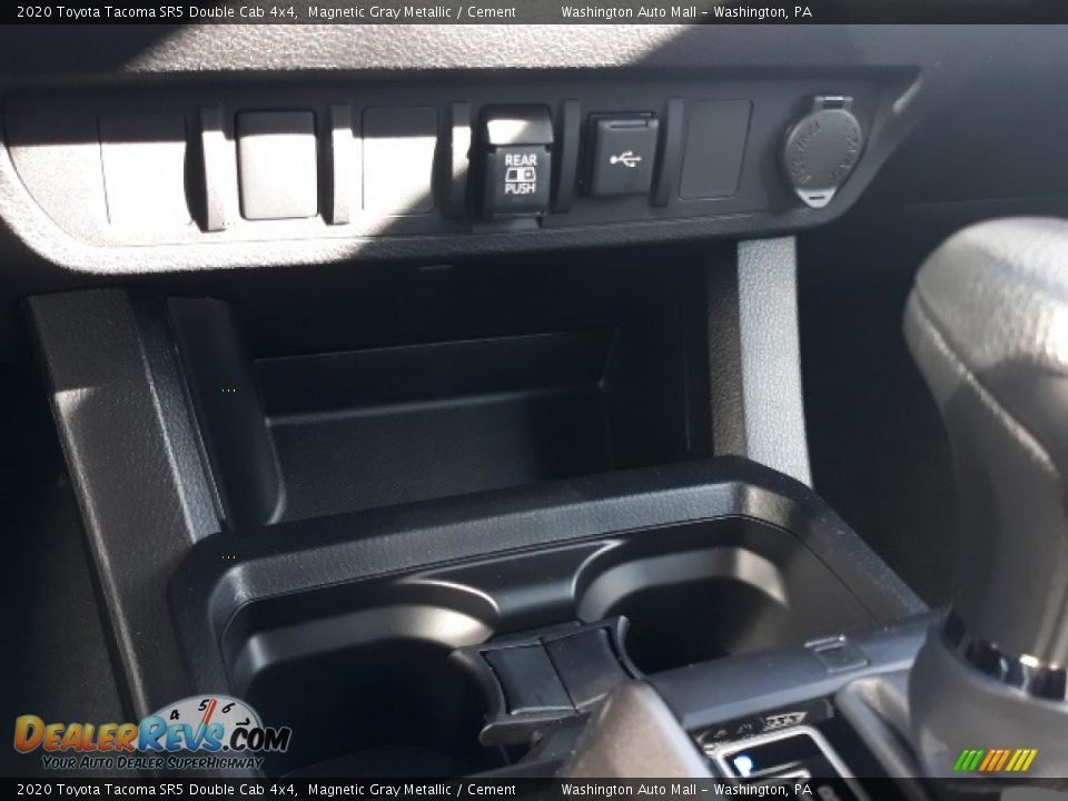 2020 Toyota Tacoma SR5 Double Cab 4x4 Magnetic Gray Metallic / Cement Photo #14