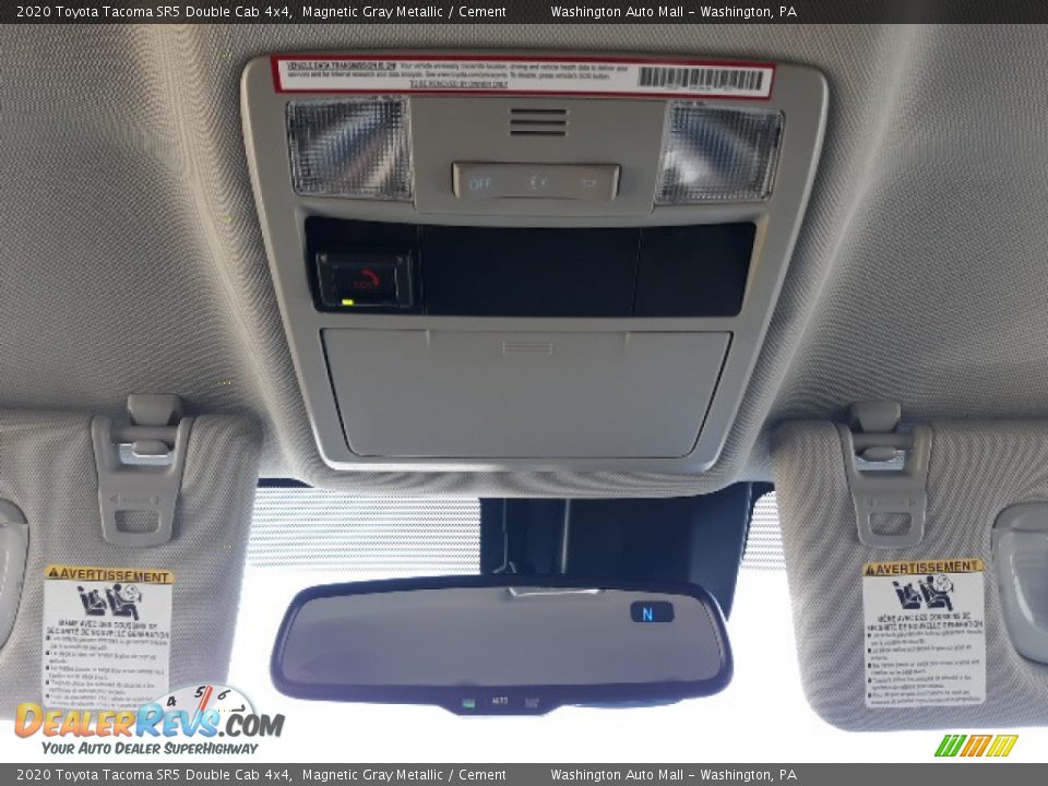 2020 Toyota Tacoma SR5 Double Cab 4x4 Magnetic Gray Metallic / Cement Photo #20