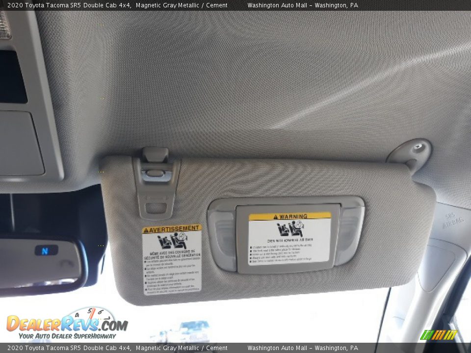 2020 Toyota Tacoma SR5 Double Cab 4x4 Magnetic Gray Metallic / Cement Photo #21