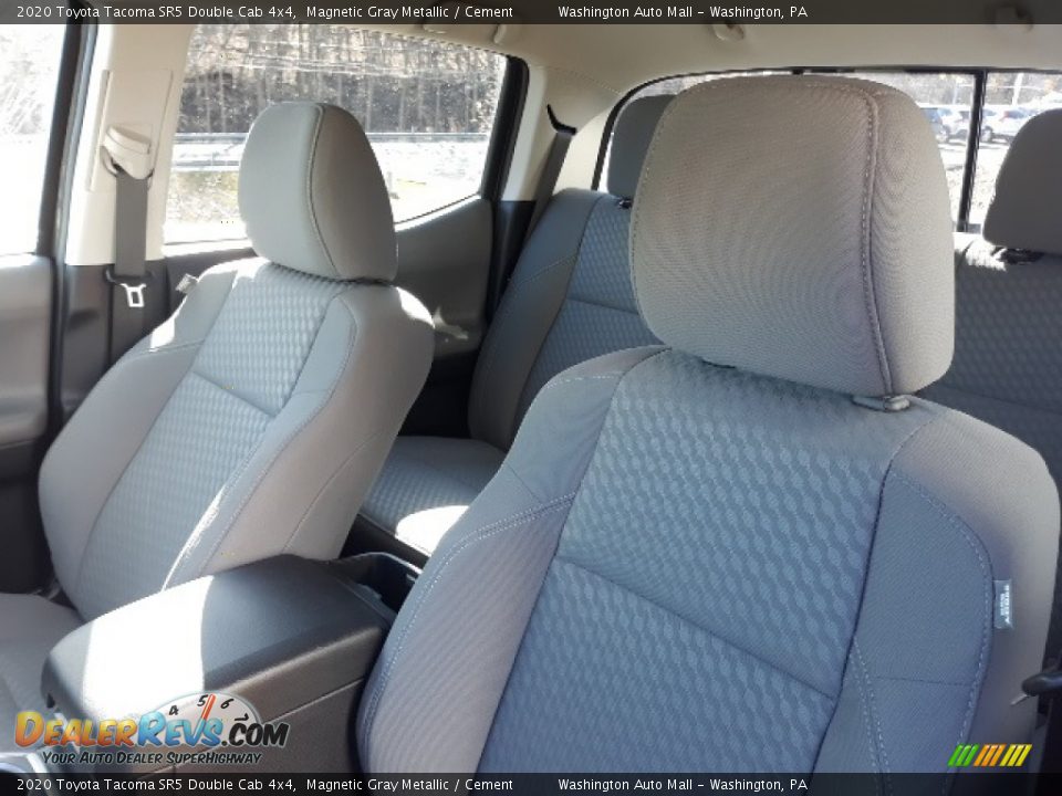 2020 Toyota Tacoma SR5 Double Cab 4x4 Magnetic Gray Metallic / Cement Photo #23