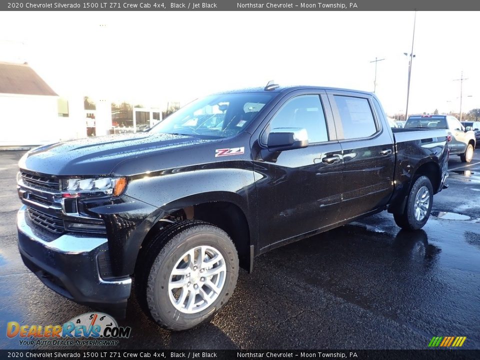 2020 Chevrolet Silverado 1500 LT Z71 Crew Cab 4x4 Black / Jet Black Photo #1