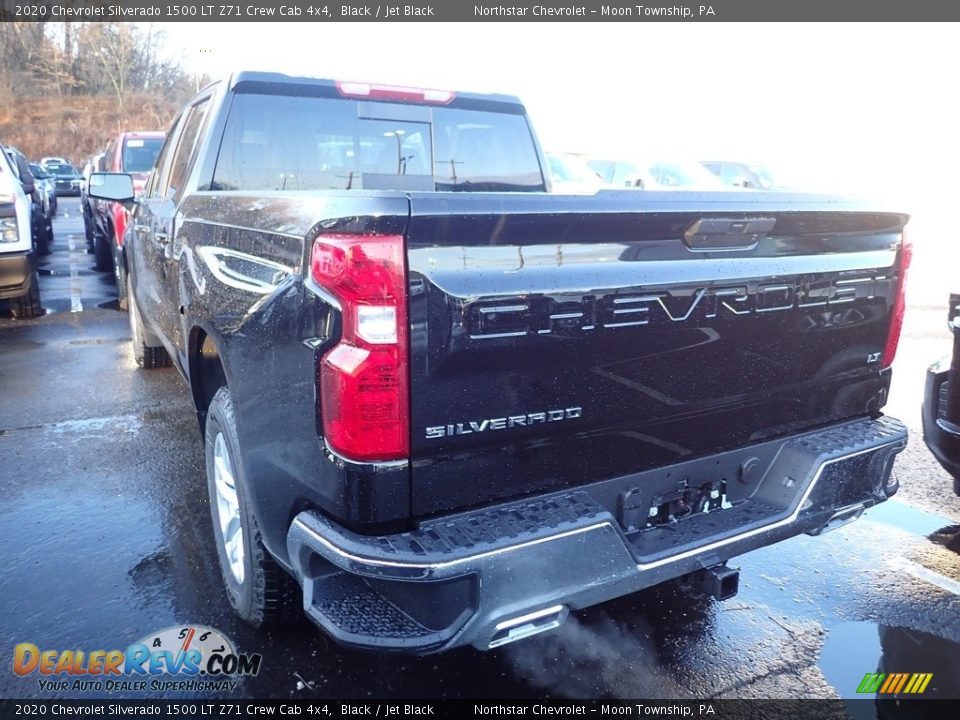 2020 Chevrolet Silverado 1500 LT Z71 Crew Cab 4x4 Black / Jet Black Photo #2