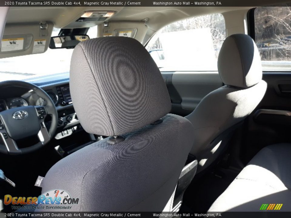 2020 Toyota Tacoma SR5 Double Cab 4x4 Magnetic Gray Metallic / Cement Photo #27