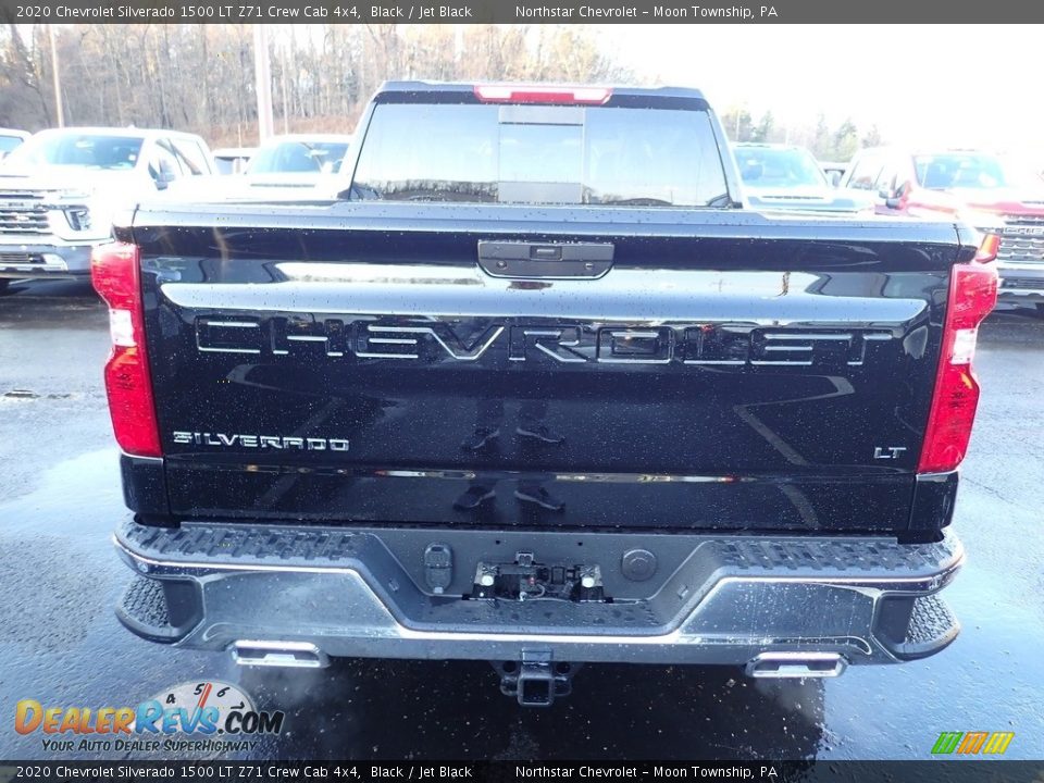 2020 Chevrolet Silverado 1500 LT Z71 Crew Cab 4x4 Black / Jet Black Photo #3