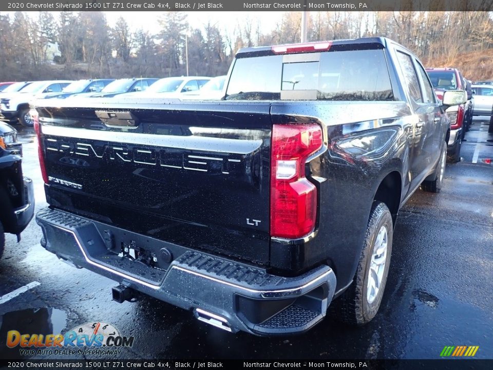 2020 Chevrolet Silverado 1500 LT Z71 Crew Cab 4x4 Black / Jet Black Photo #4
