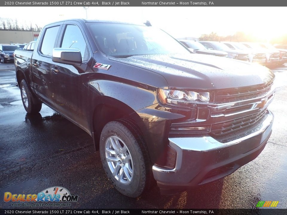 2020 Chevrolet Silverado 1500 LT Z71 Crew Cab 4x4 Black / Jet Black Photo #5