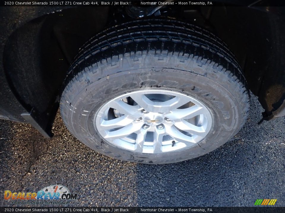 2020 Chevrolet Silverado 1500 LT Z71 Crew Cab 4x4 Black / Jet Black Photo #6