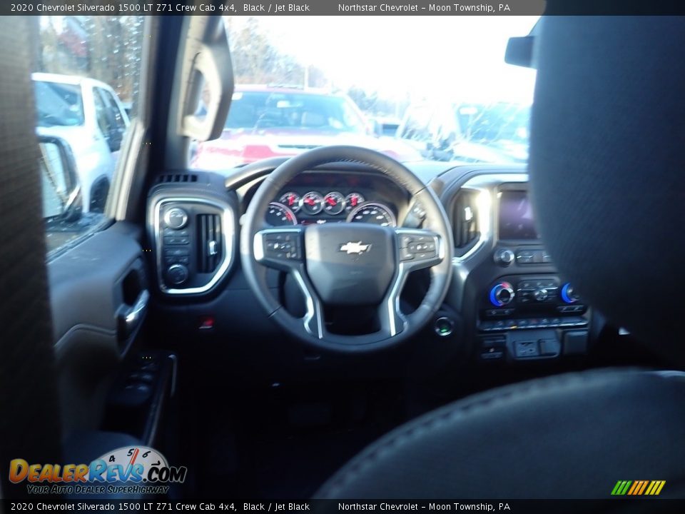 2020 Chevrolet Silverado 1500 LT Z71 Crew Cab 4x4 Black / Jet Black Photo #10