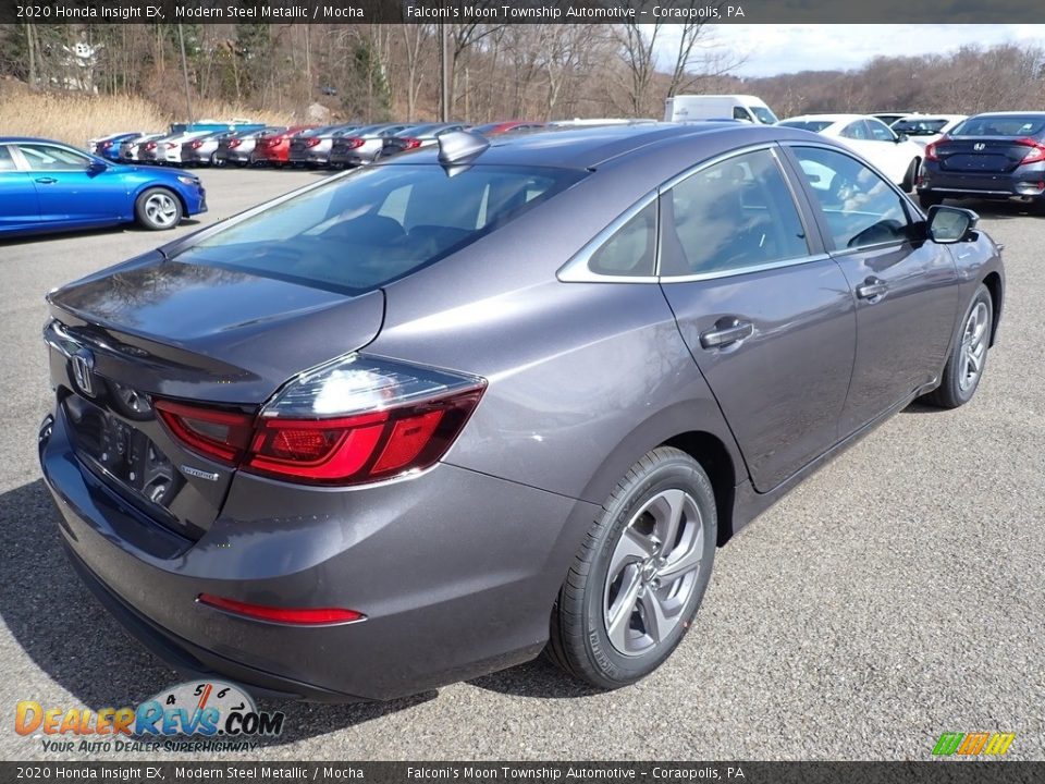 2020 Honda Insight EX Modern Steel Metallic / Mocha Photo #4