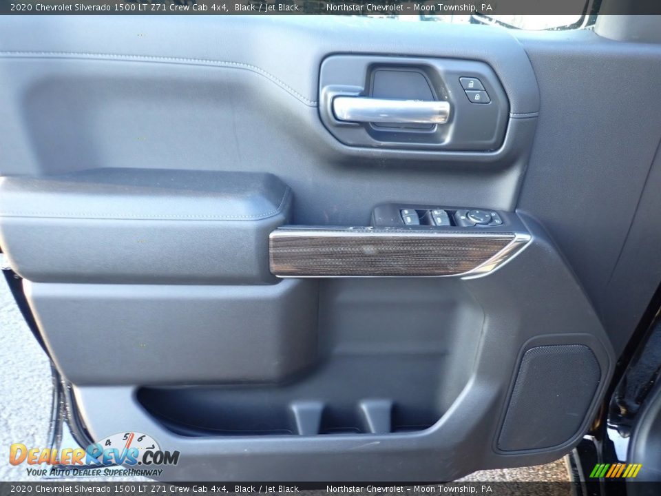 2020 Chevrolet Silverado 1500 LT Z71 Crew Cab 4x4 Black / Jet Black Photo #11