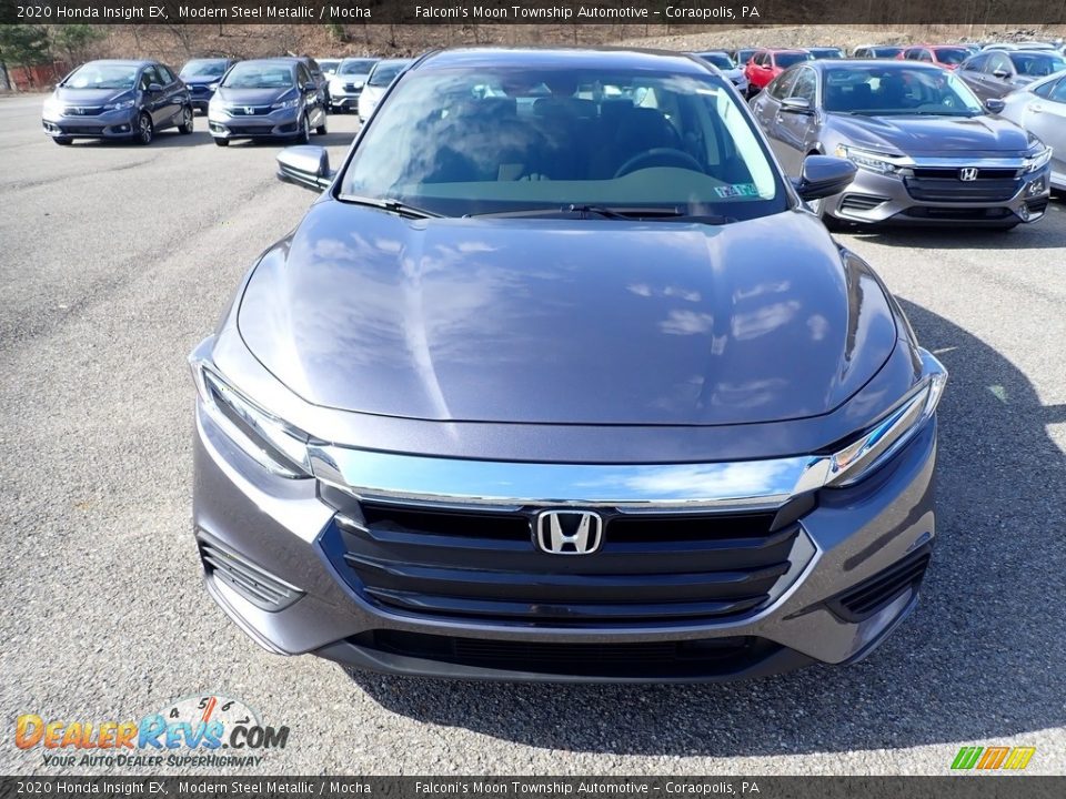 2020 Honda Insight EX Modern Steel Metallic / Mocha Photo #6