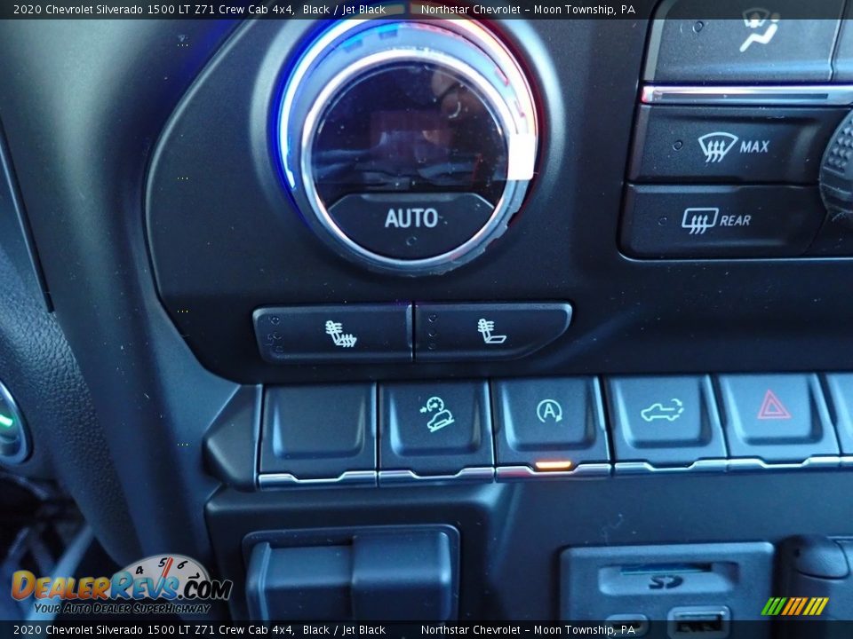 2020 Chevrolet Silverado 1500 LT Z71 Crew Cab 4x4 Black / Jet Black Photo #16