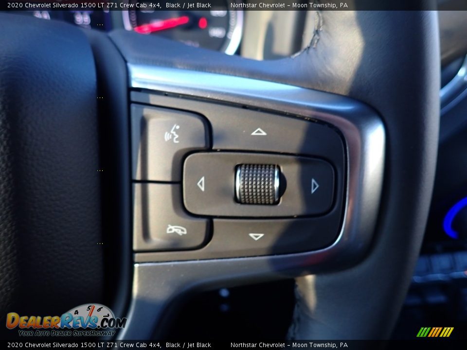 2020 Chevrolet Silverado 1500 LT Z71 Crew Cab 4x4 Black / Jet Black Photo #18