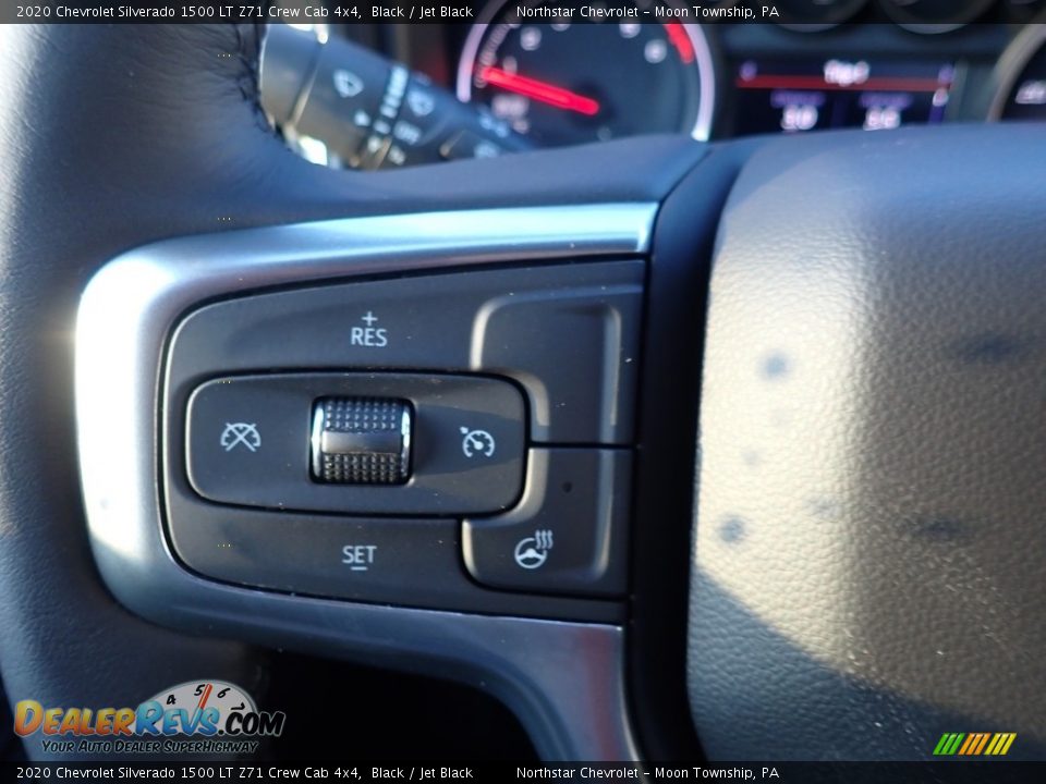 2020 Chevrolet Silverado 1500 LT Z71 Crew Cab 4x4 Black / Jet Black Photo #19