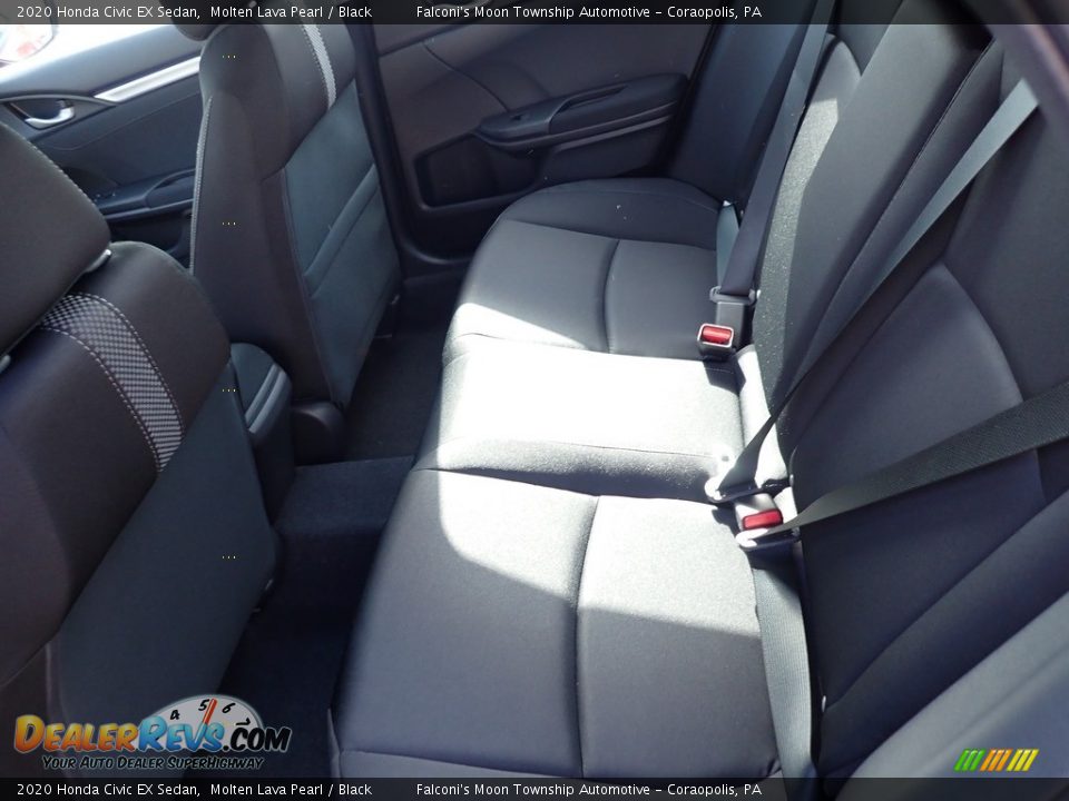 2020 Honda Civic EX Sedan Molten Lava Pearl / Black Photo #9