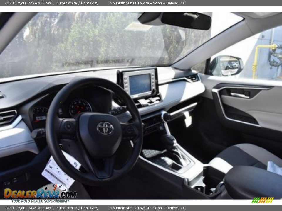 2020 Toyota RAV4 XLE AWD Super White / Light Gray Photo #5